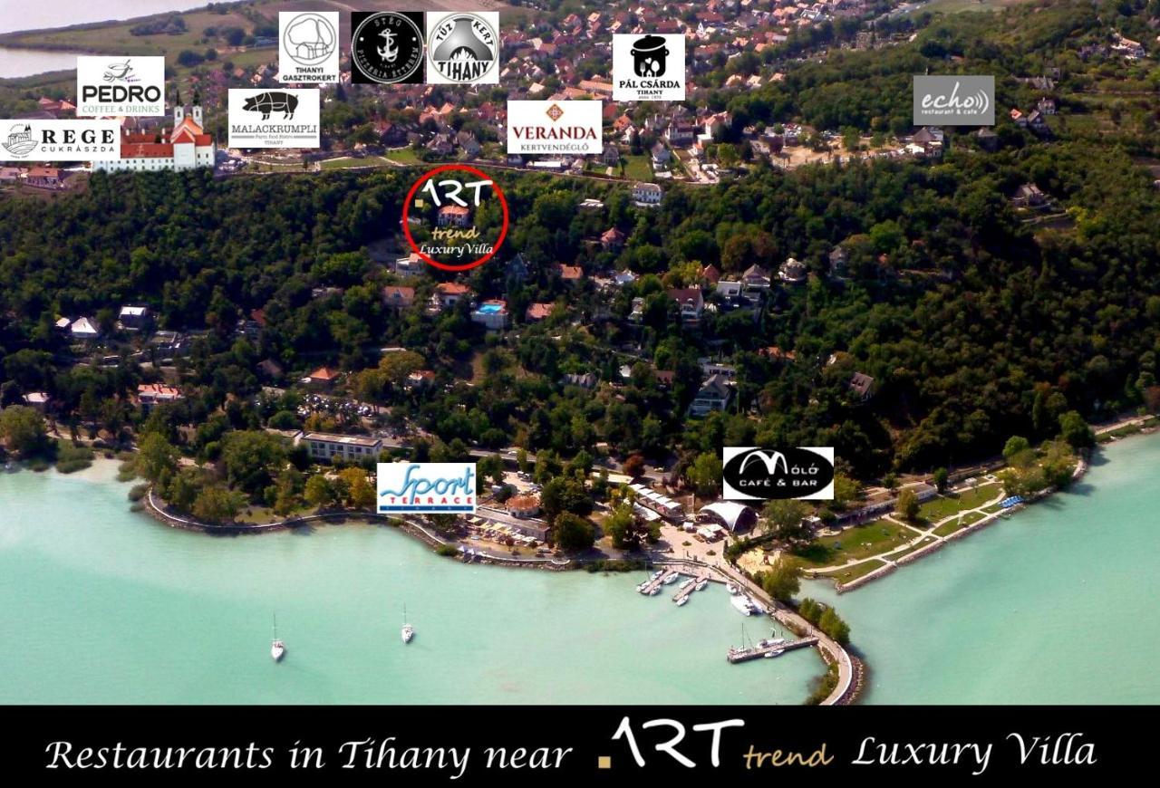 Arttrend Luxury Villa Tihany Luaran gambar