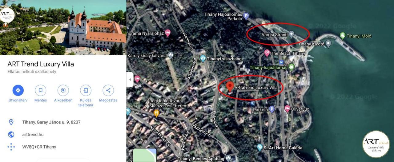 Arttrend Luxury Villa Tihany Luaran gambar